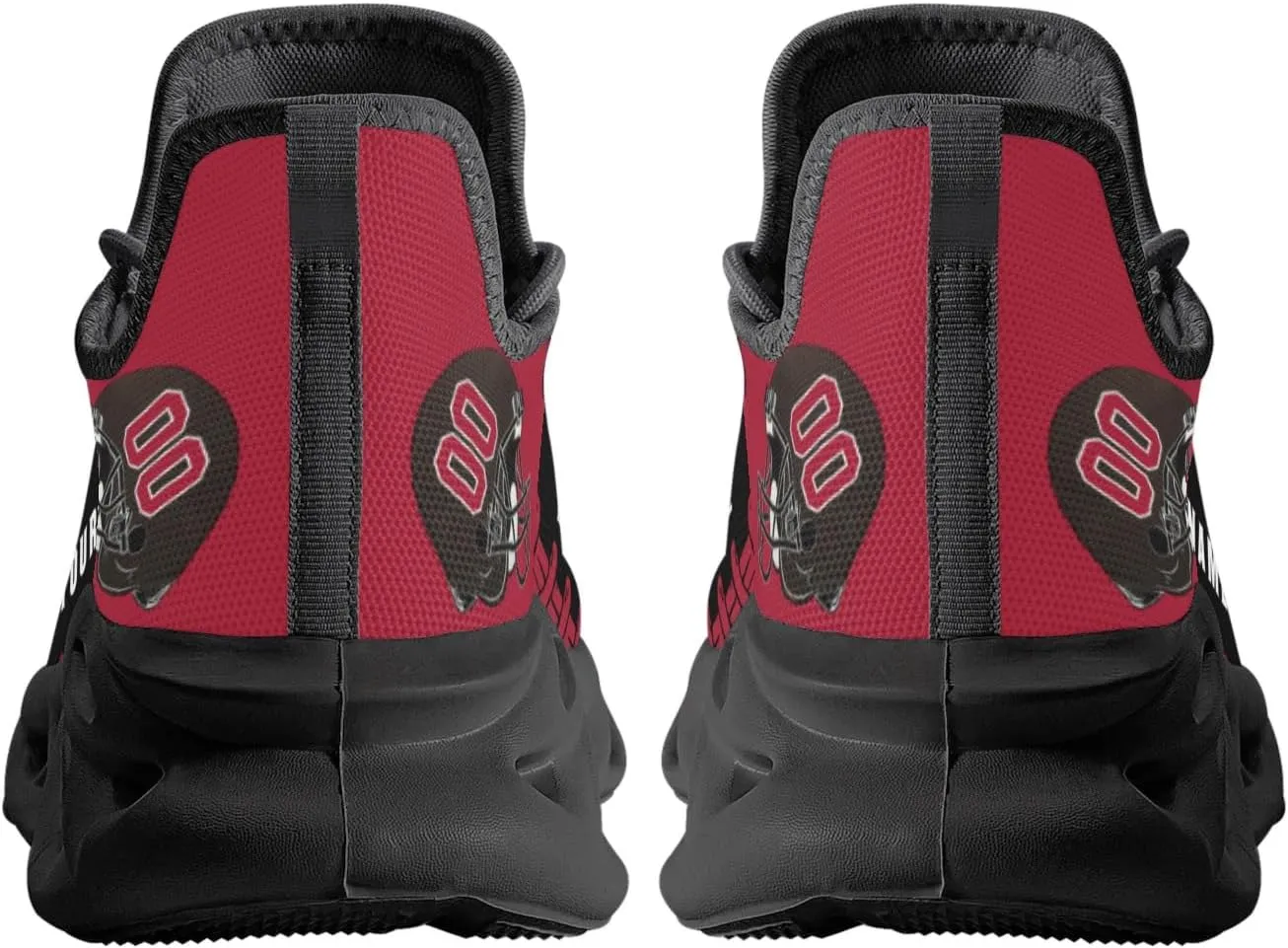 Custom Football Flex Control Sneakers Personalized Fans Men's Breathable Name Number Gifts Workout Athletic Gym Slip-on Shoes