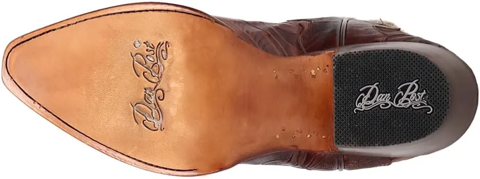 Dan Post Boots Womens Andrinna Snip Toe Casual Boots Mid Calf Low Heel 1-2" - Brown