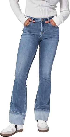 DEAR JOHN Jaxtyn Bootcut Women's Jeans Mid Rise Classic Comfort Stretch Denim