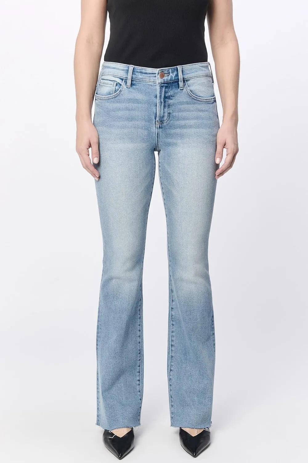 DEAR JOHN Jaxtyn Bootcut Women's Jeans Mid Rise Classic Comfort Stretch Denim