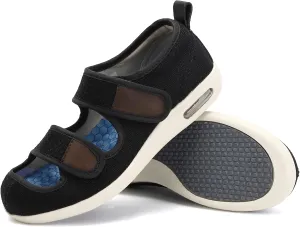 Diabetic Shoes for Women, Women's Wide Width Elderly Shoes, Adjustable Closure Lightweight Breathable, Swollen Feet Walking Edema Sneakers