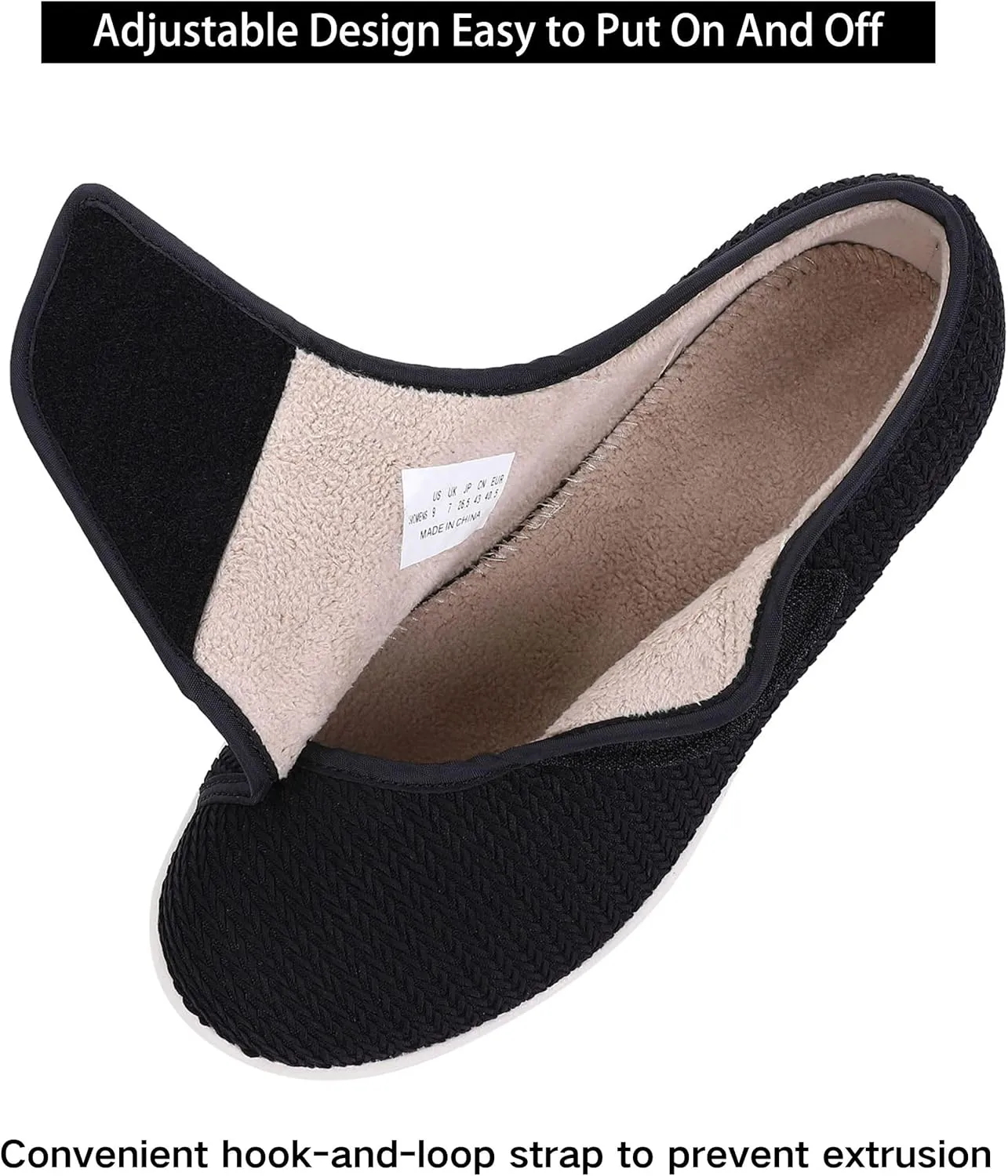 Diabetic Shoes for Women, Women's Wide Width Elderly Shoes, Adjustable Closure Lightweight Breathable, Swollen Feet Walking Edema Sneakers
