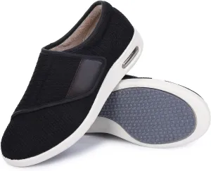 Diabetic Shoes for Women, Women's Wide Width Elderly Shoes, Adjustable Closure Lightweight Breathable, Swollen Feet Walking Edema Sneakers