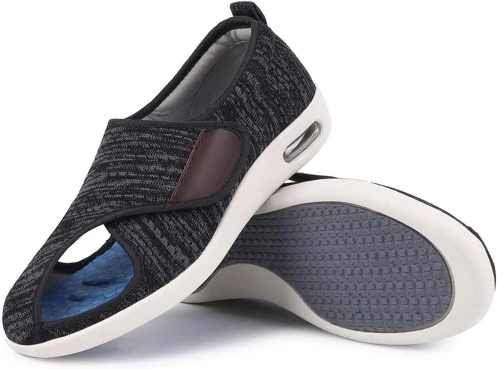 Diabetic Shoes for Women, Women's Wide Width Elderly Shoes, Adjustable Closure Lightweight Breathable, Swollen Feet Walking Edema Sneakers
