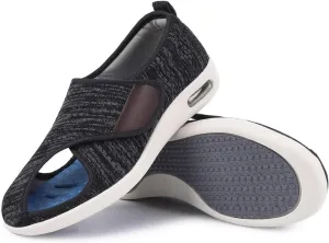 Diabetic Shoes for Women, Women's Wide Width Elderly Shoes, Adjustable Closure Lightweight Breathable, Swollen Feet Walking Edema Sneakers