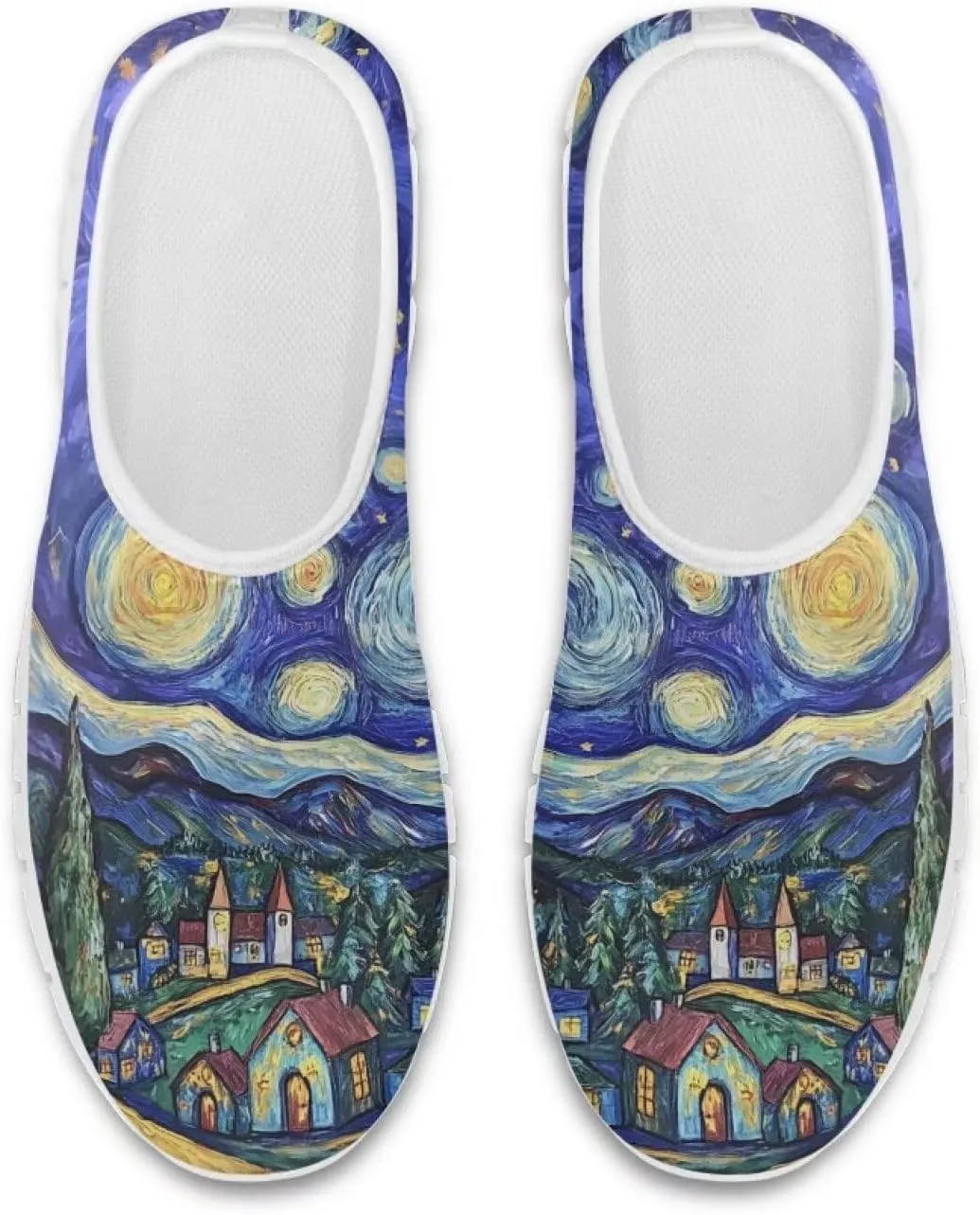 Doojoayie Womens Slip On Walking Shoes Comfort Flats Workout Jogging Driving Shoes