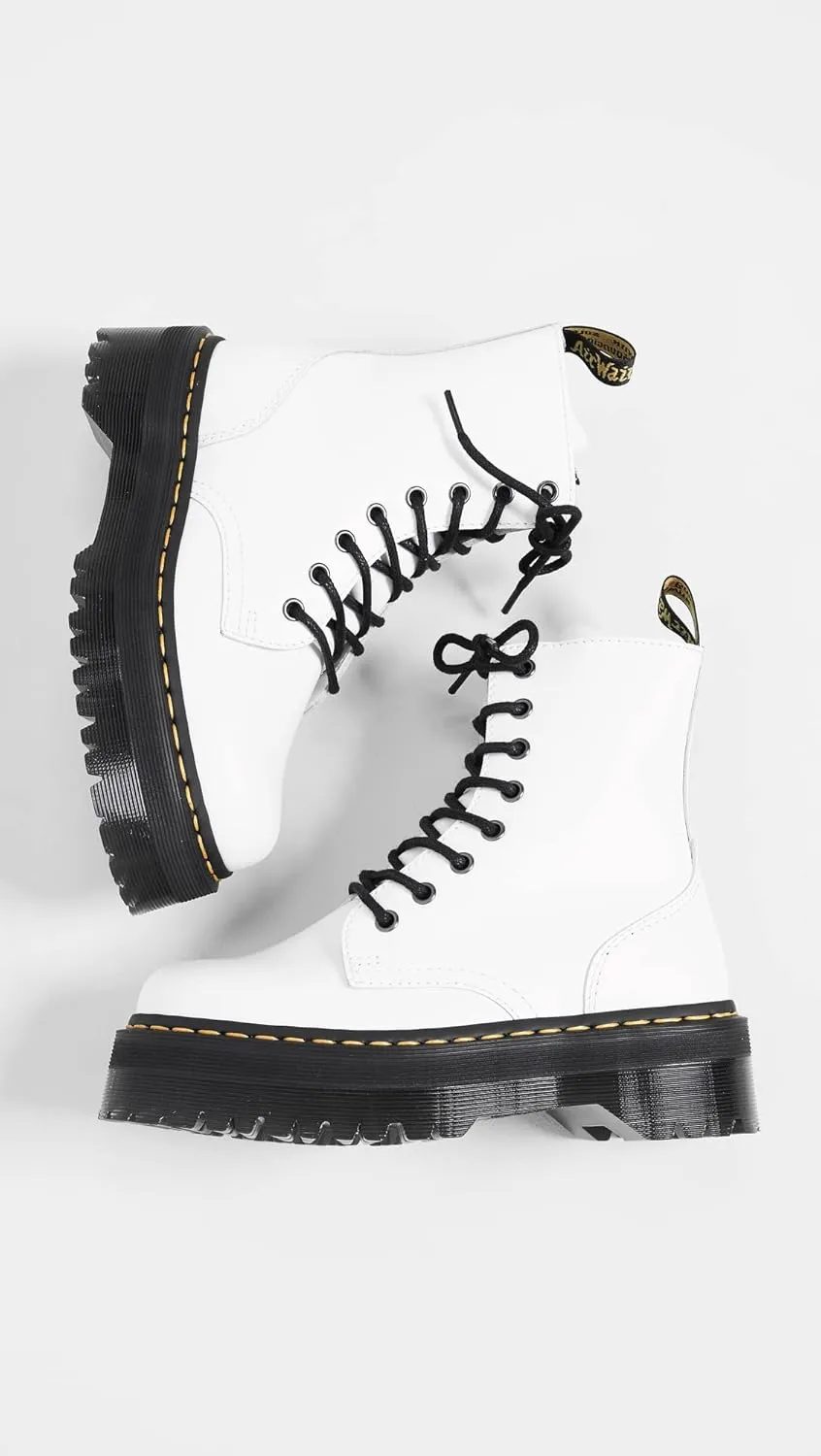 Dr. Martens, Jadon 8-Eye Leather Platform Boot for Men and Women