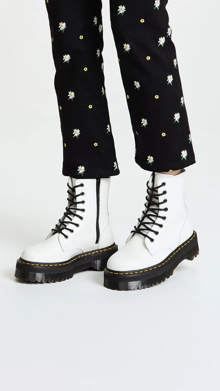 Dr. Martens, Jadon 8-Eye Leather Platform Boot for Men and Women