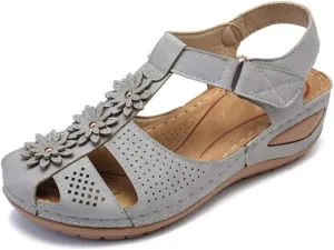 Eduavar Sandals for Women Dressy Summer, Womens Sandals Dressy Hollow Sole Platform Sandals Summer Round Toe Outdoor Shoes