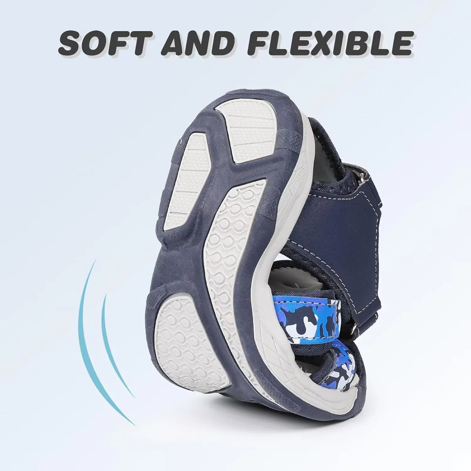 FANTURE Kids Athletic Sandals Closed Toe Lightweight Boys Girls Outdoor Summer Sports Shoes