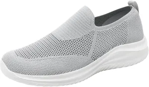 Fashion Lightweight Sneakers for Men Lightweight Sport Gym Jogging Walking Sneaker Elastic Fly Woven Mesh Shoes