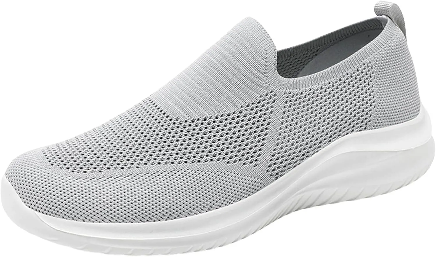 Fashion Lightweight Sneakers for Men Lightweight Sport Gym Jogging Walking Sneaker Elastic Fly Woven Mesh Shoes