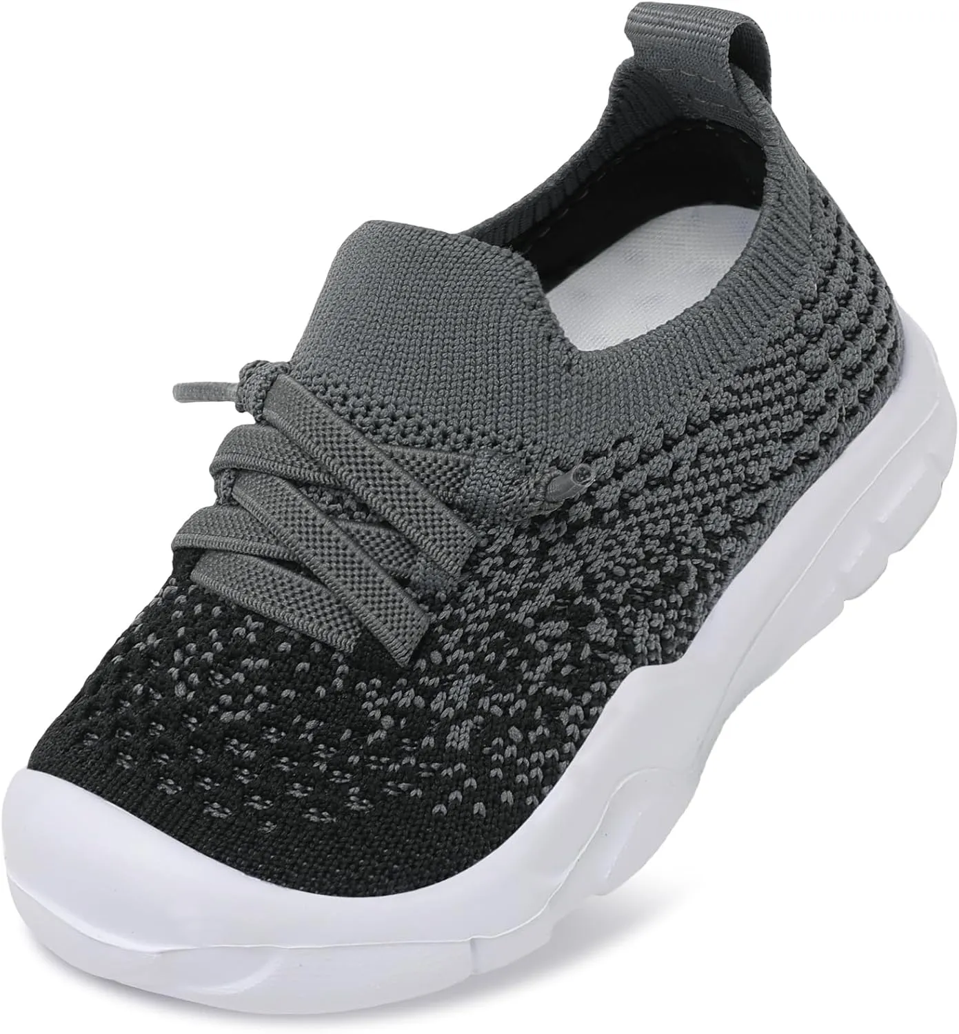 FEETCITY Toddler Sneakers Toddler Walking Shoes Boys Girls Toddler Tennis Shoes Lightweight Brethable Kids Slip On Shoes