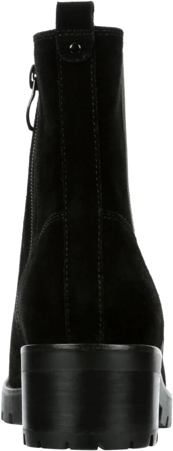 Finley - Women's Casual Slip-On Suede Lug Sole Chelsea Ankle Boots