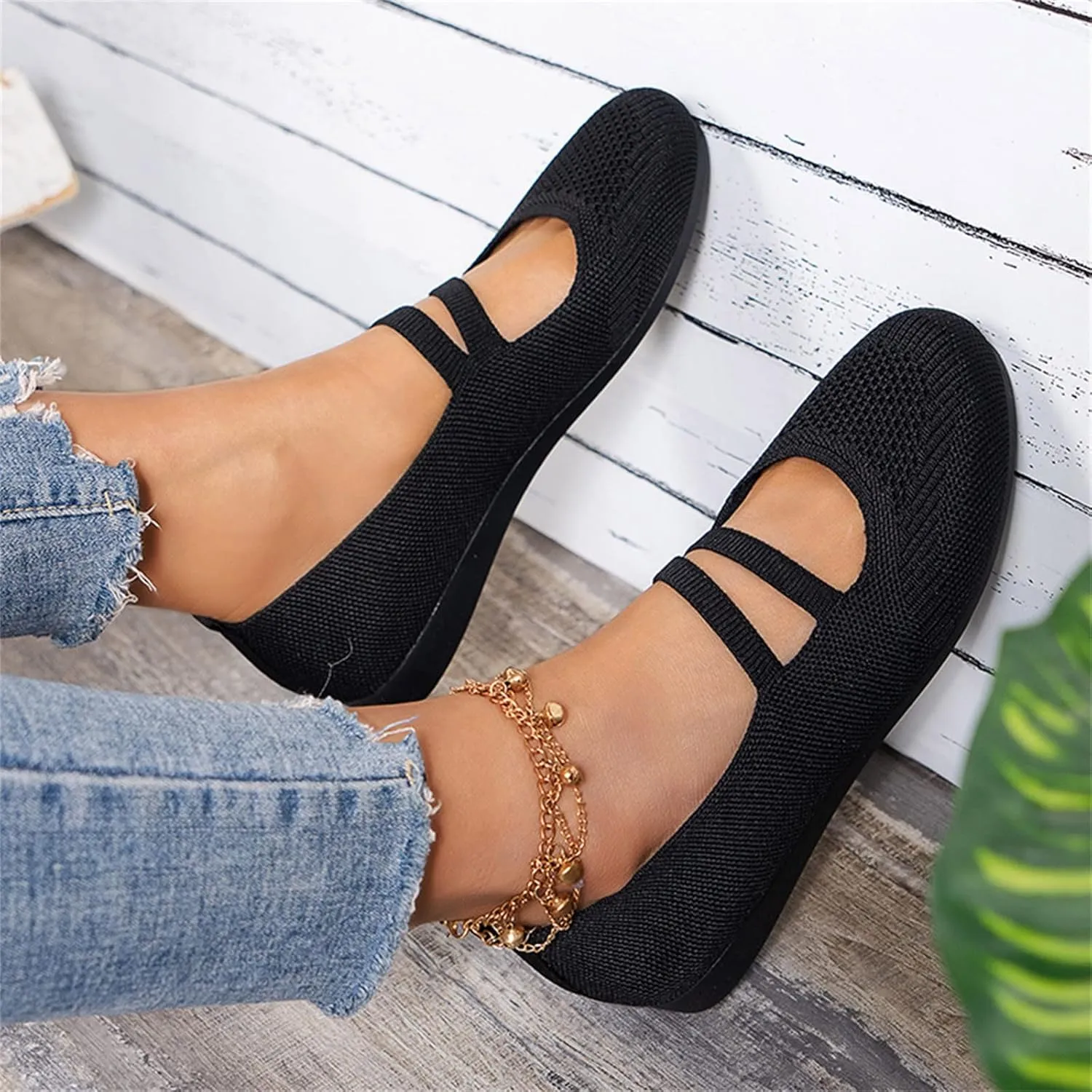Flats for Women Dressy Ballet Loafer Slip On Business Shoes Comfortable Dress Shoes Work Flat Office Shoe
