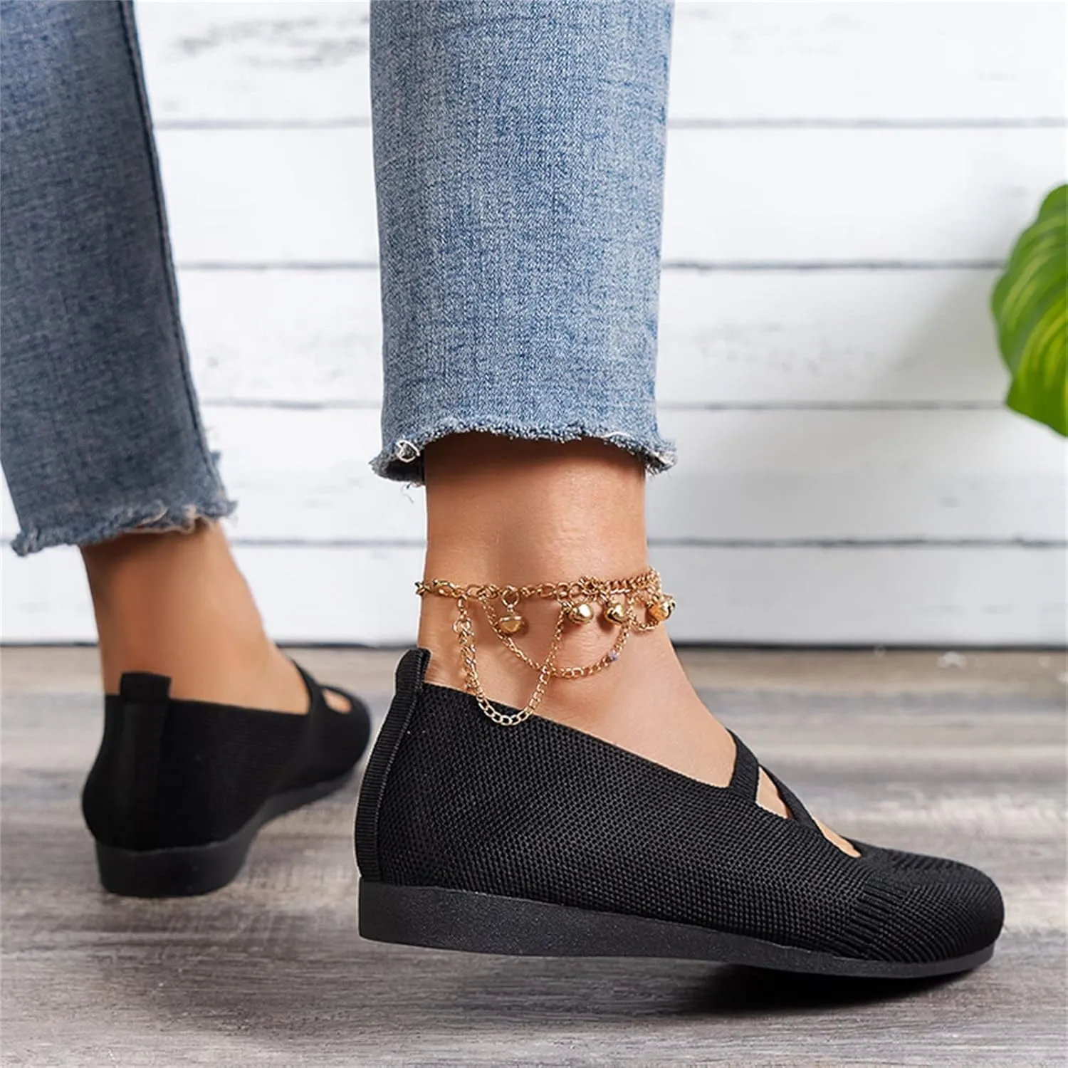 Flats for Women Dressy Ballet Loafer Slip On Business Shoes Comfortable Dress Shoes Work Flat Office Shoe