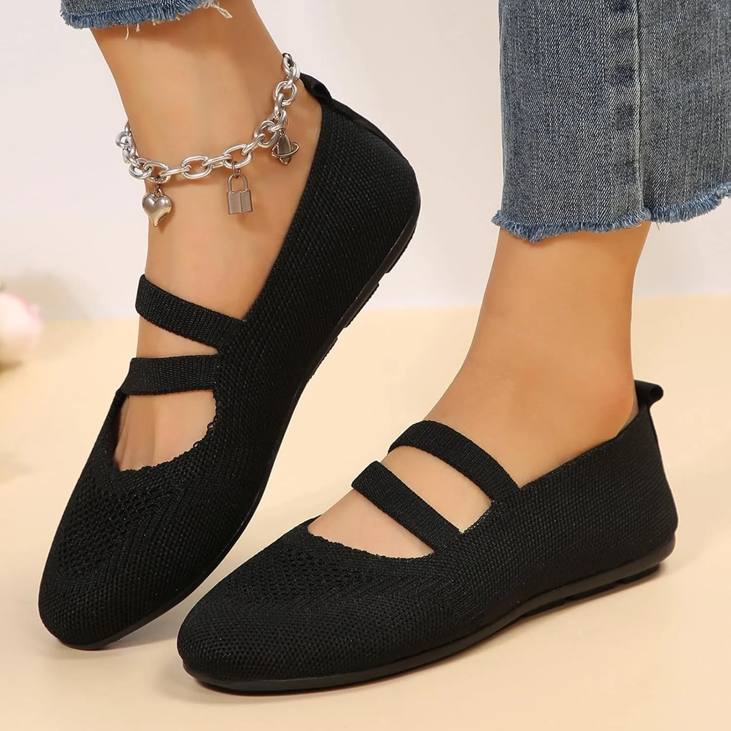 Flats for Women Dressy Ballet Loafer Slip On Business Shoes Comfortable Dress Shoes Work Flat Office Shoe