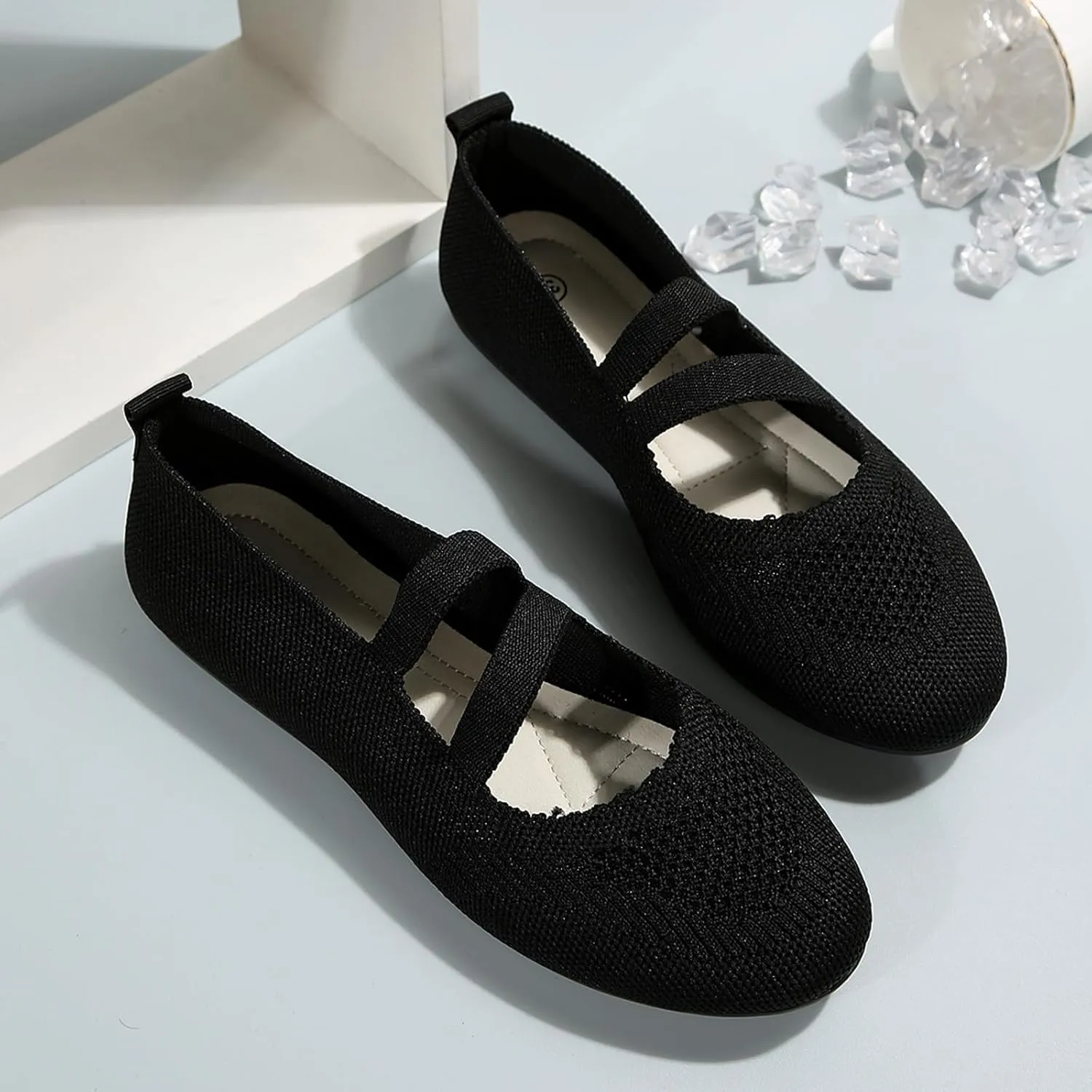 Flats for Women Dressy Ballet Loafer Slip On Business Shoes Comfortable Dress Shoes Work Flat Office Shoe