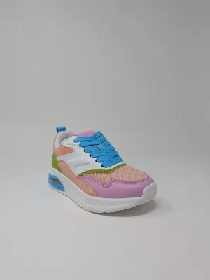 Forever Link Girl's Lace-up Multicolors Fashion Sneaker Skip-11K