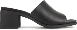 FOWT Women High Chunky Striped Heel Mules Slingback Two Toned Clogs Platform Square Toe Sandals Slip On Slippers Outdoor Casual Fashion Work Party Dance Slide Shoes Size 4-16 US