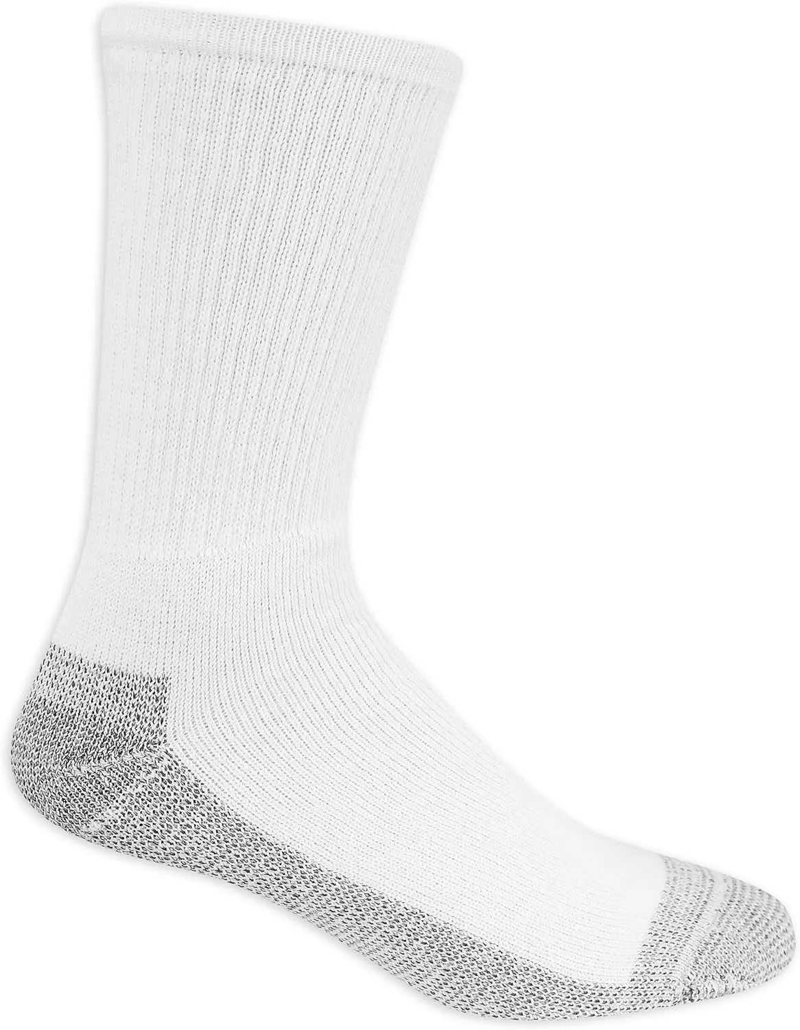 Fruit of the Loom Men's Workgear Durable Crew Socks with Arch Support
