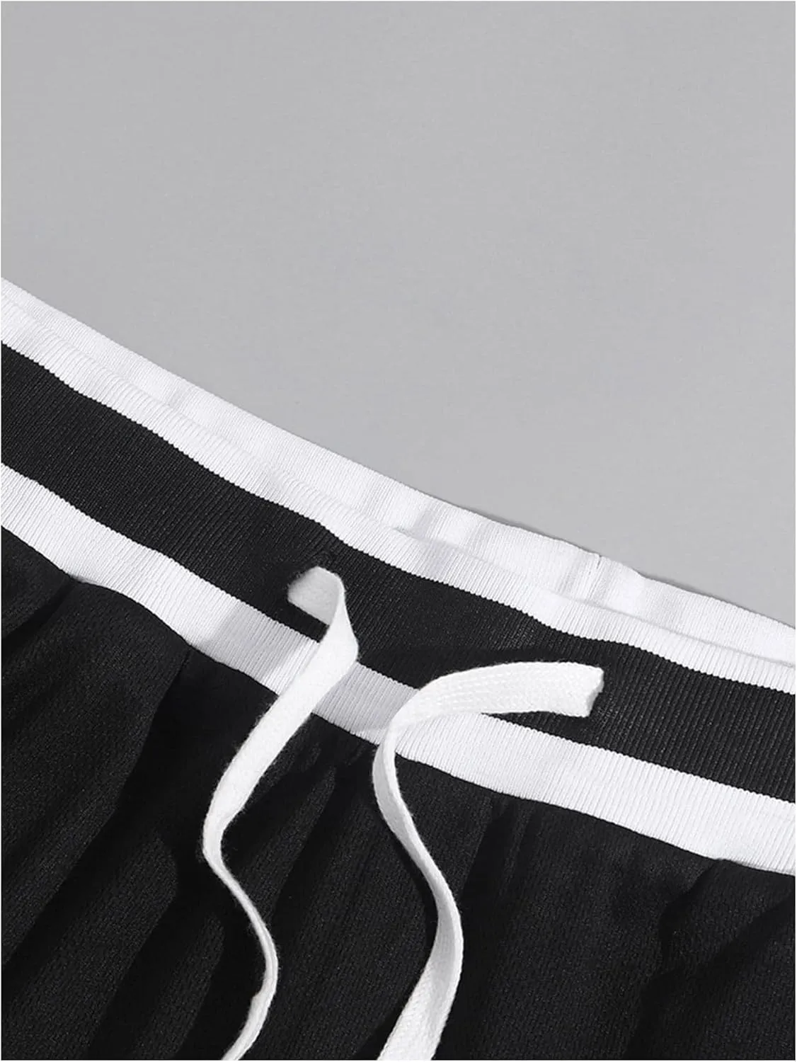 GORGLITTER Men's Reflective Cartoon Graphic Drawstring Waist Track Shorts Workout Short Pants