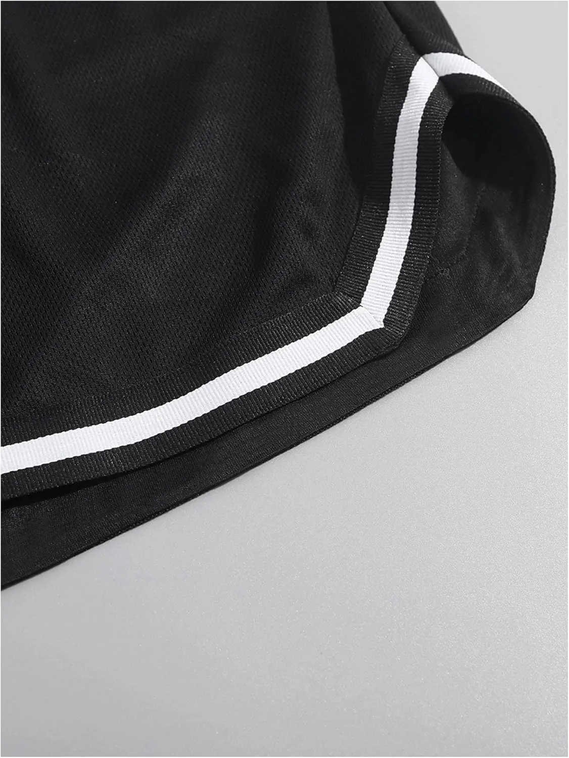 GORGLITTER Men's Reflective Cartoon Graphic Drawstring Waist Track Shorts Workout Short Pants