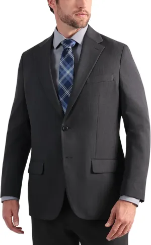 Haggar Men's Smart Wash Premium Stretch Classic Fit Regular and Big & Tall Suit Separates(Pants & Jackets)