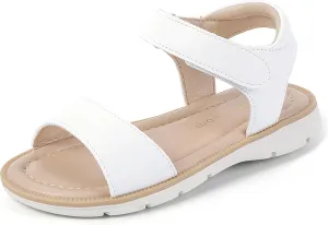 Hehainom Girls Sandals Comfortable Open Toe Flats Little Big Kids Summer Shoes