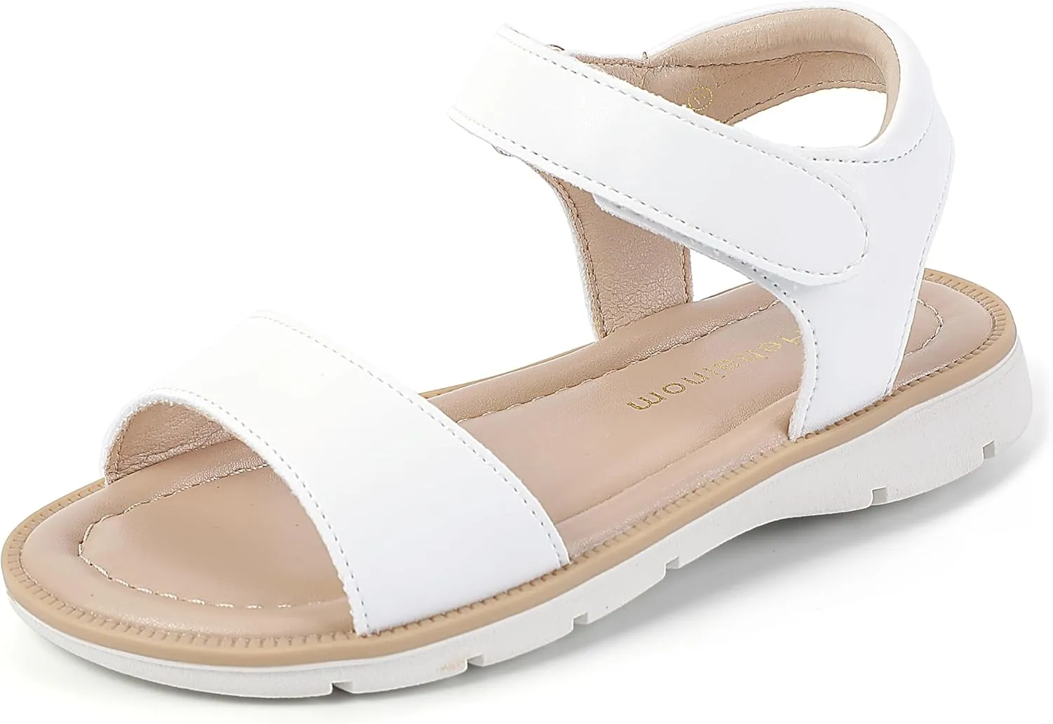 Hehainom Girls Sandals Comfortable Open Toe Flats Little Big Kids Summer Shoes