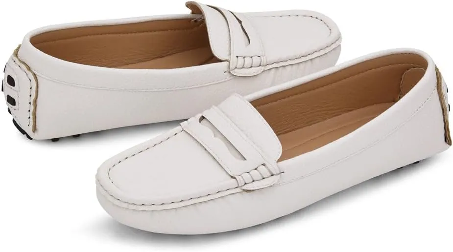 Herstyle Women's Loafers, Comfy Dressy Flats, Slip-On Penny Loafers & Moccasins with Cushioned Footbed, Lightweight Business Casual Shoes for Office, Walking & Travel (2025)