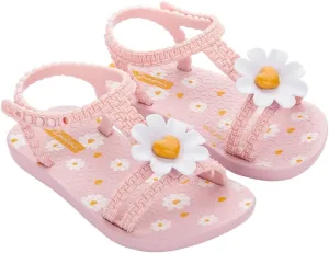 Ipanema Daisy Baby Sandals - Open-Toe Sandals for Toddlers, Adjustable, Crocheted Straps & Flower Embellishment, Easy On Off, Easy to Clean, Comfy, Breathable, Lightweight,