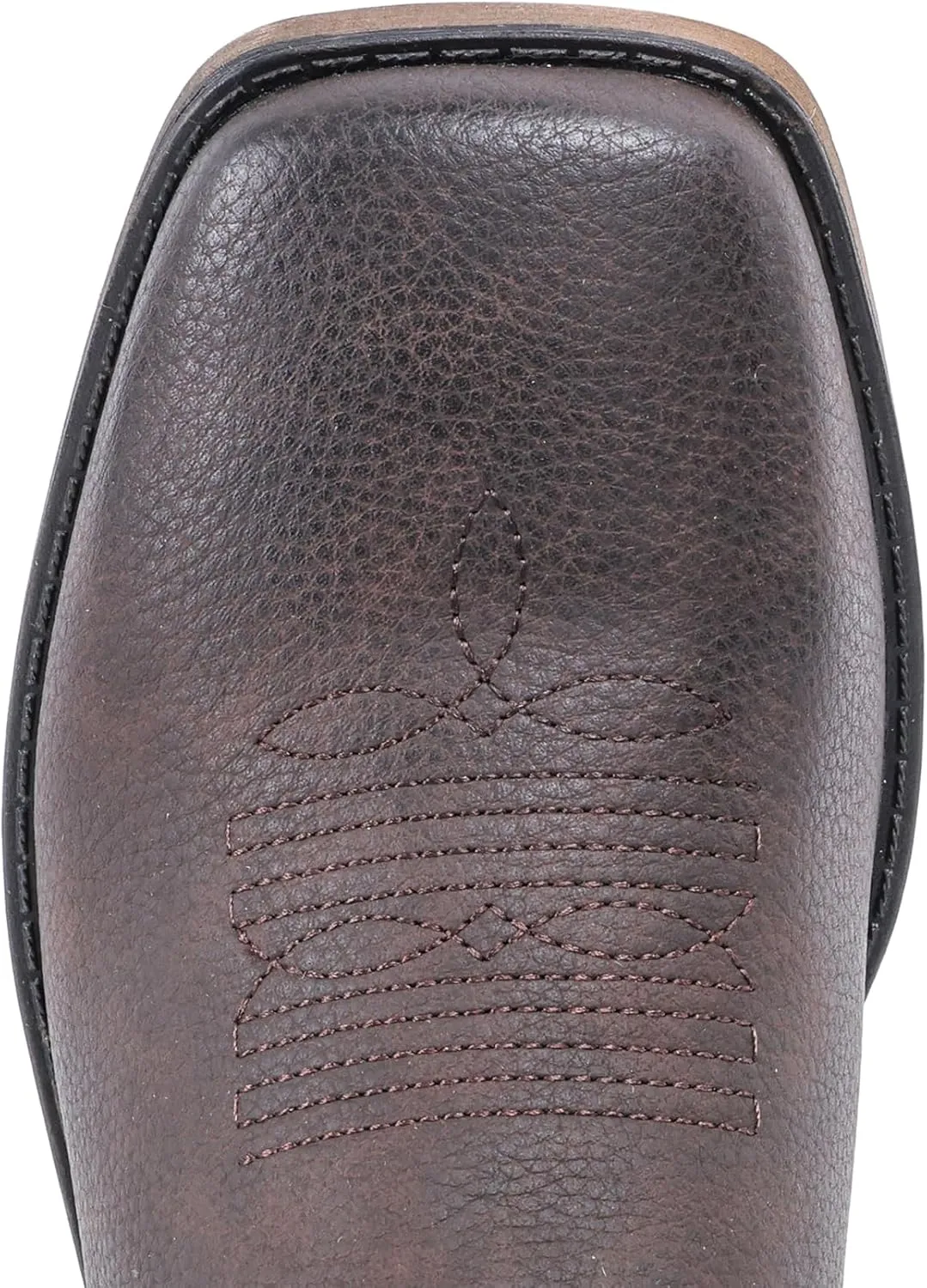IUV Cowboy Boots For Women Square Toe Western Boots Mid Calf Cowgirl Boots Pull On Fashion Embroidered Cowboy Boots