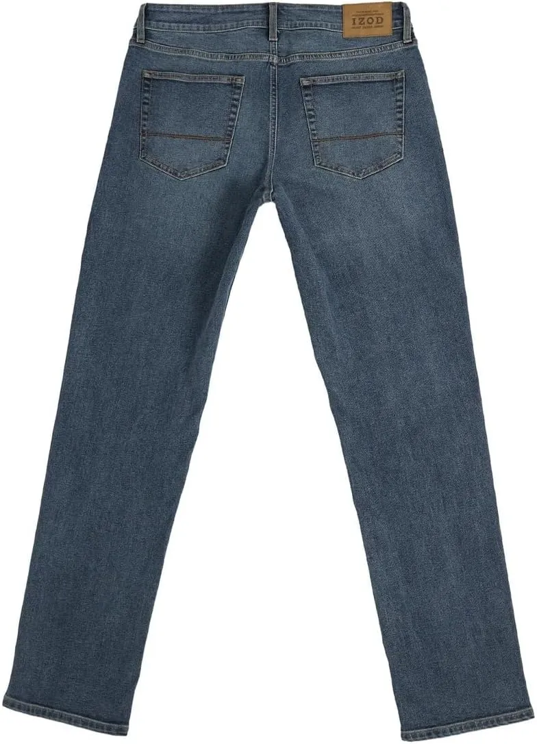 IZOD Men’s Straight Fit Classic 5-Pocket Style Jean