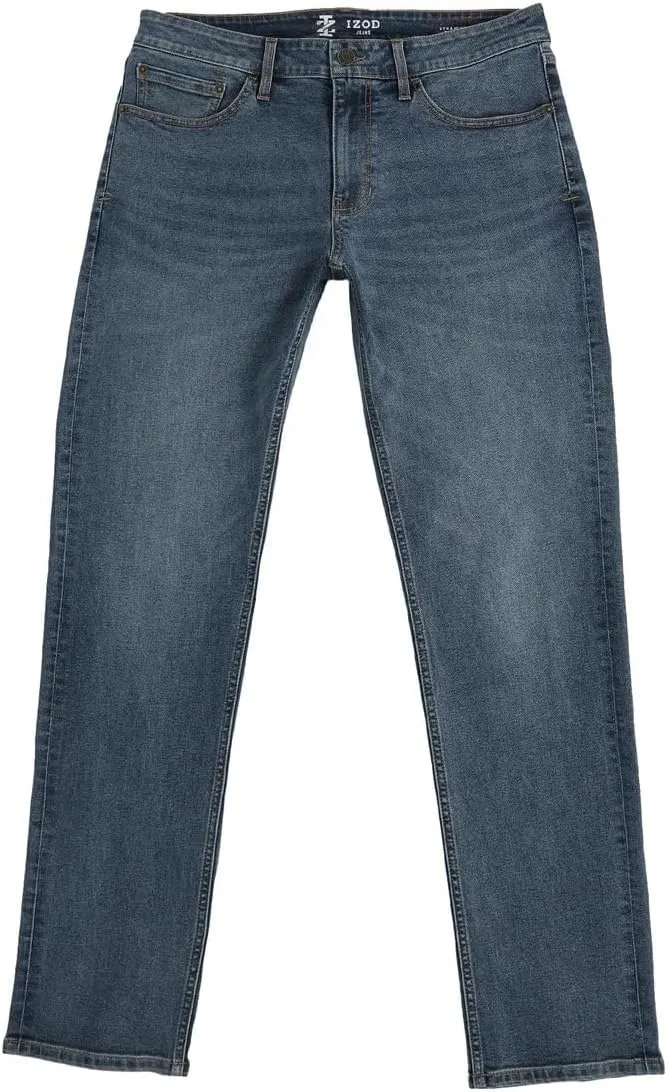 IZOD Men’s Straight Fit Classic 5-Pocket Style Jean