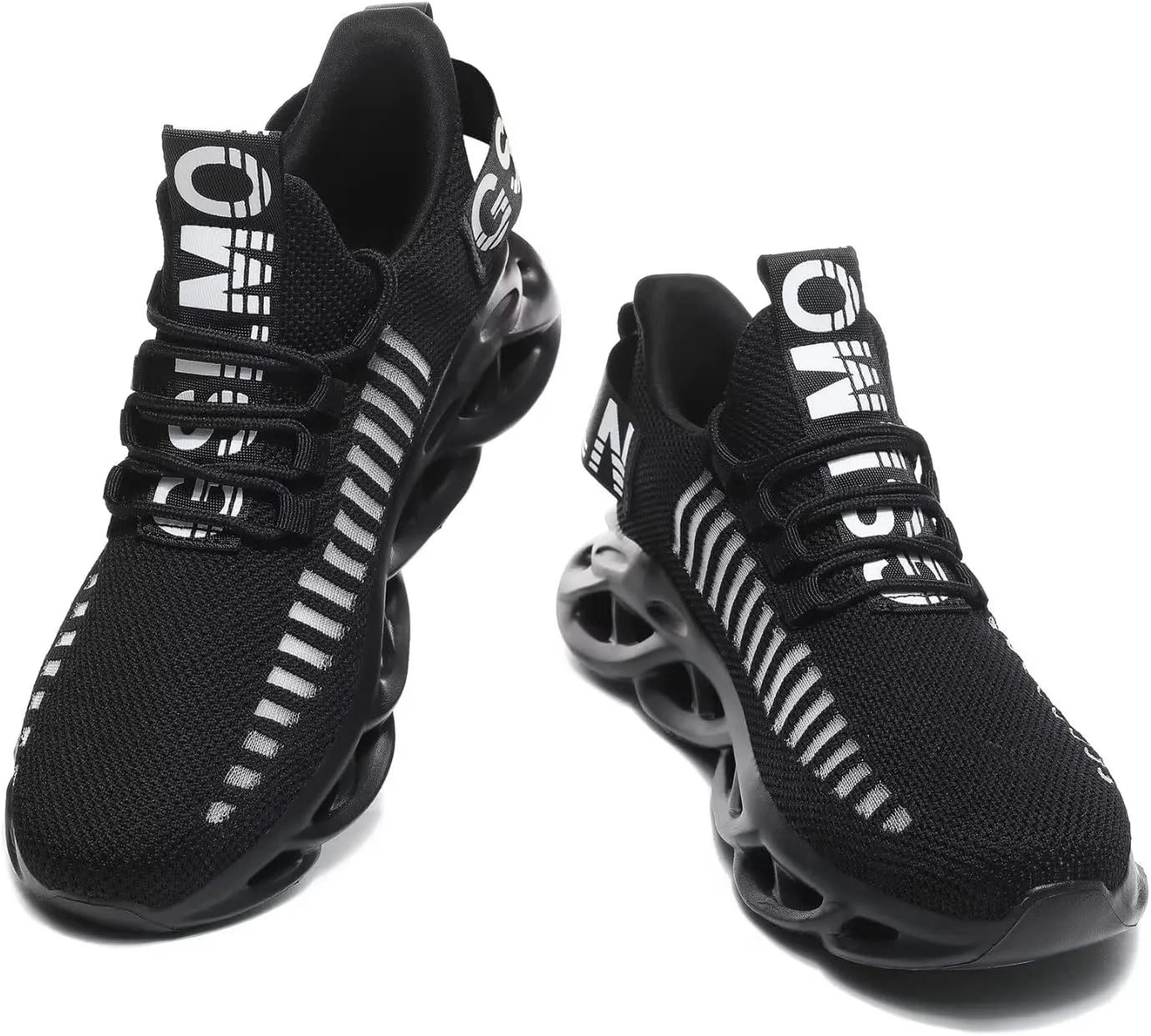 Jakcuz Men's Tennis Shoes Running Shoes Fashion Sneakers Lightweight Multi-Colors for Fitness