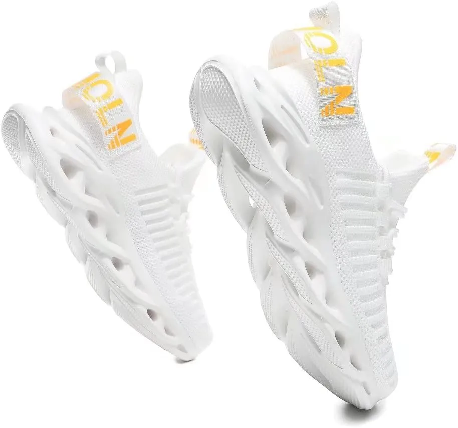 Jakcuz Women's Lace Up Walking Shoes Breathable Ultra Lightweight Sport Casual Ladies Girls Fashion Platform Sneakers