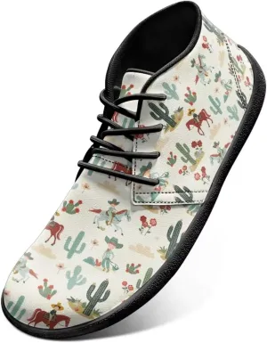 Jeiento Men's Minimalist Horse Walking Shoes Wide Toe Barefoot Shoes Casual Sneakers