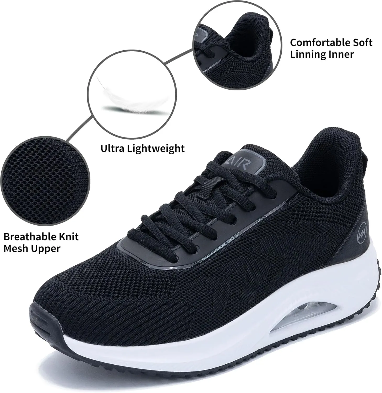Jinta Womens Walking Shoes with Arch Support, Ladies Plantar Fasciitis Orthotic Shoe for Foot Pain Relief Air Tennis Sneakers Size 5.5-11