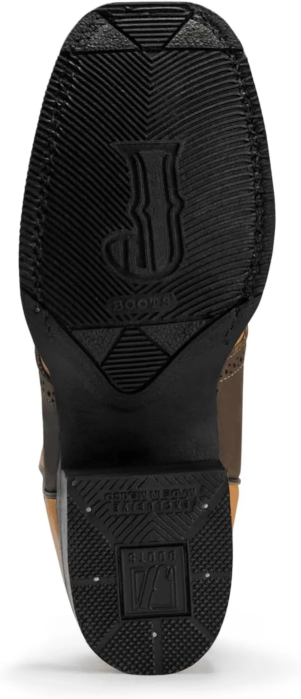 Joe Boots VE030 Men's Western Boots: Square Toe Cowboy Boots & Rodeo Boots in Genuine Leather