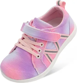 JOINFREE Toddler Shoes Boys Girls Wide Barefoot Shoes Little Kids Minimalist Sneakers Zero Drop Casual Walking Shoes Breathable Tennis Shoes Indoor Outdoor