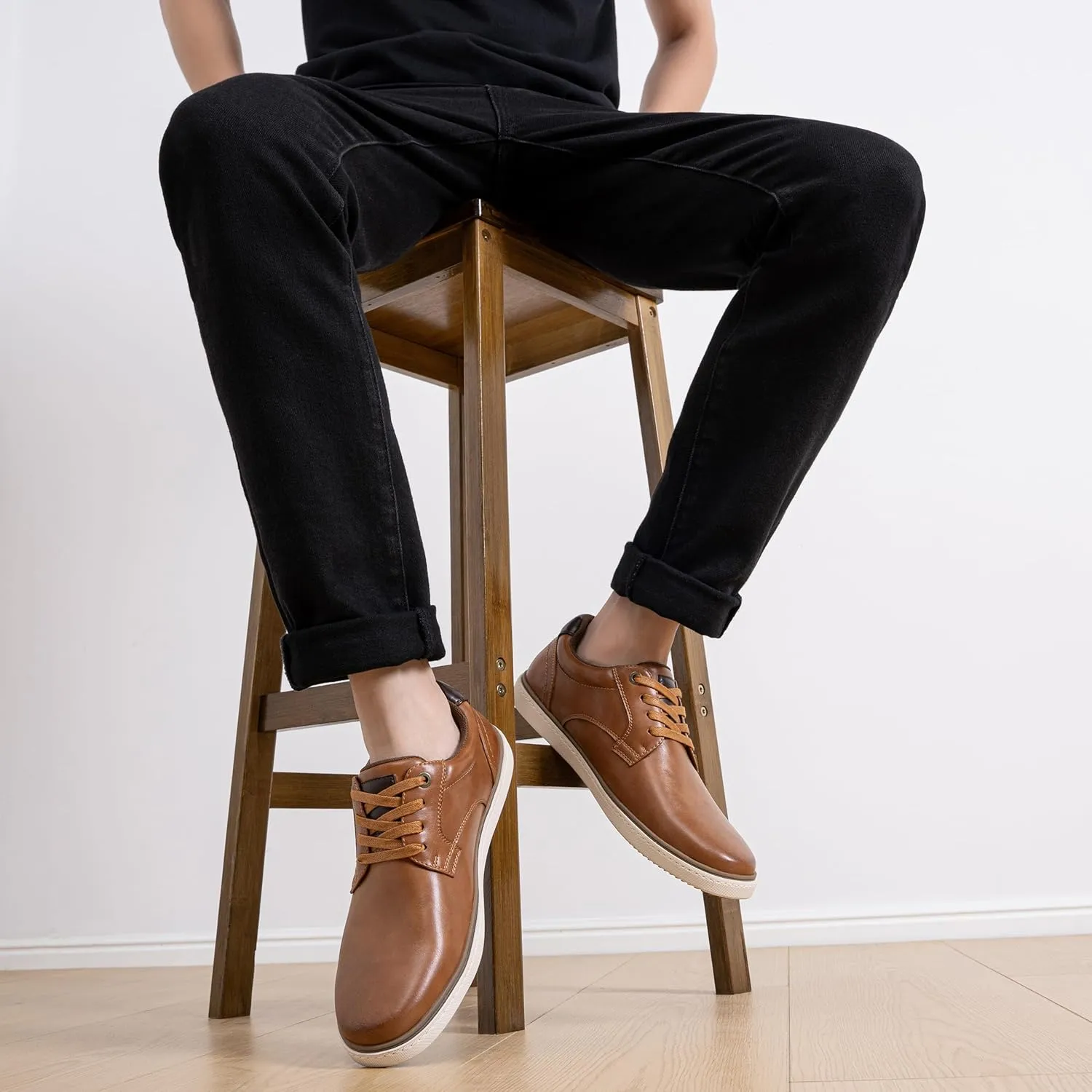 Jousen Mens Casual Dress Shoes Fashion Sneakers