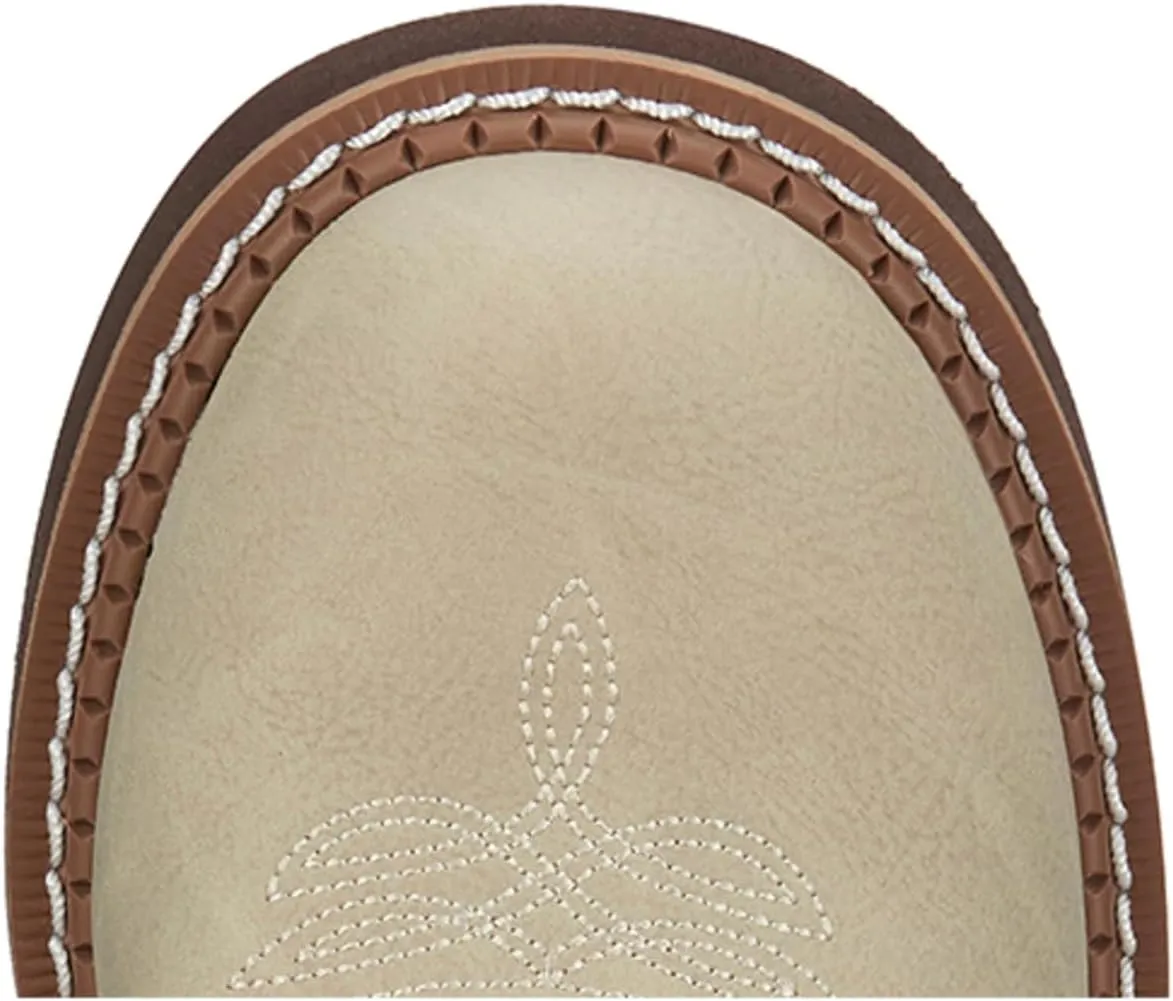 Justin Gypsy Kay 8” Cowboy Boots for Women - Premium Full-Grain Leather Women’s Cowgirl Boots with Removable Orthotic Footbed, Slip-Resistant Rubber Outsole