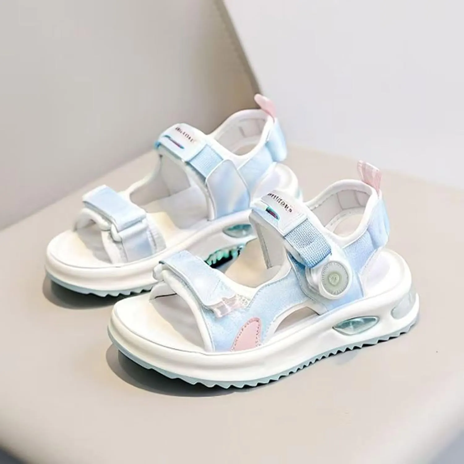 Kids Clear Glitter Jelly Sandal New Comfortable Sandals For Girls In Summer With Soft Sole And Durable Properties