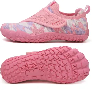 KUBUA Kids Hiking Water Shoes Boys Girls Barefoot Shoes Multifunctional Tennis Sneakers Toddler Little Big Kid