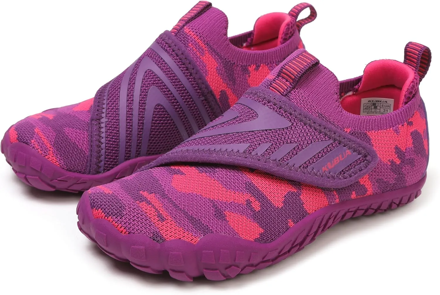 KUBUA Kids Hiking Water Shoes Boys Girls Barefoot Shoes Multifunctional Tennis Sneakers Toddler Little Big Kid