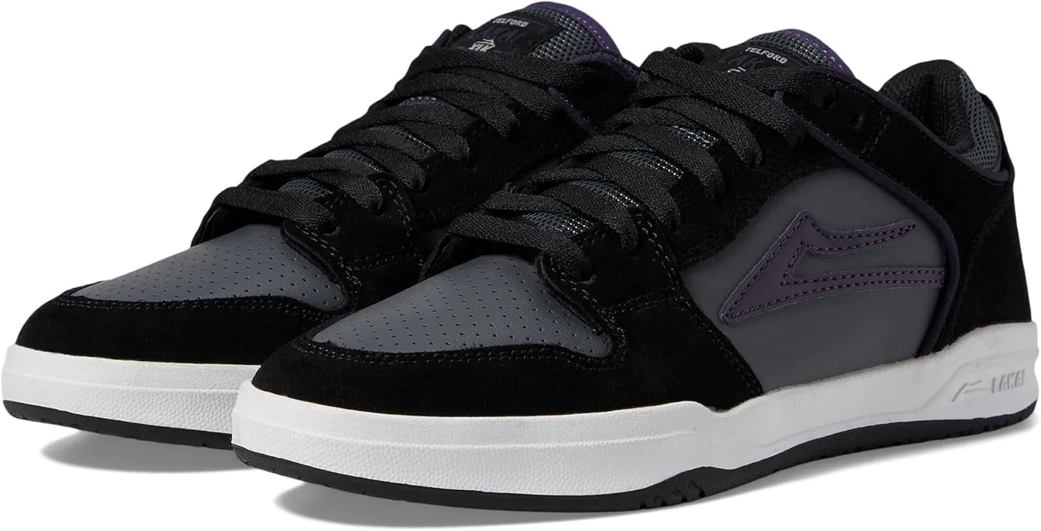 Lakai Men's Telford Low Skate Shoes - Classic Low Top Sneakers