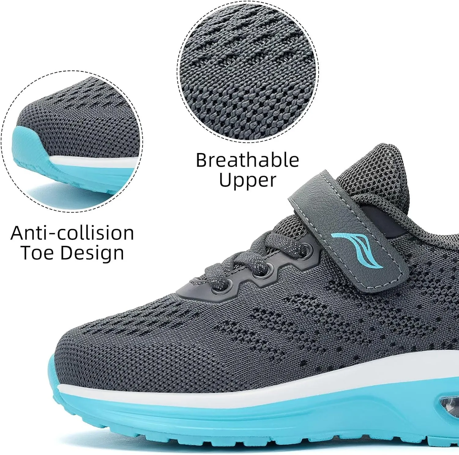 Lamincoa Toddler/Little Kids Boys Girls Lightweight Sneakers Unisex-Child Air Running Non-Slip Athletic Tennis Shoes
