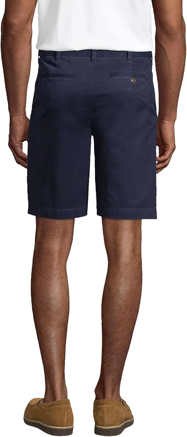 Lands' End Men's Big 9 Inch Comfort Waist Comfort First Knockabout Chino Shorts