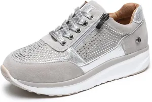 Lausiuoe Christmas Shoes For Women Flats Canvas Shoes Fashion Non-Slip Classic Casual Comfort Low Top Walking Sneakers Loafers